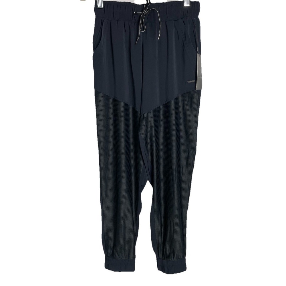 NWT Zobha‎ Women's Jogger Pull On Drawstring Pants Ankle Navy Blue  Size Small